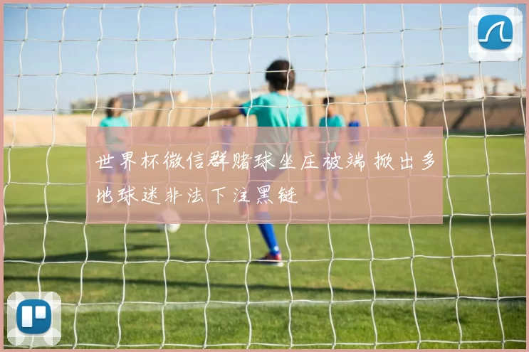 世界杯微信群赌球坐庄被端 掀出多地球迷非法下注黑链