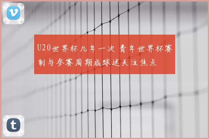 U20世界杯几年一次 青年世界杯赛制与参赛周期成球迷关注焦点
